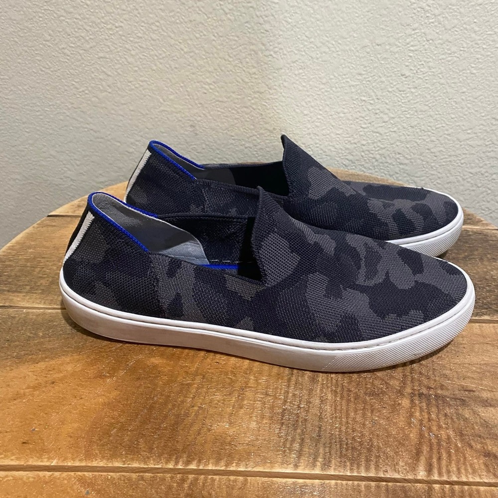 Rothy's The Original Slip On Sneakers in Gray Camo Print size 9.5